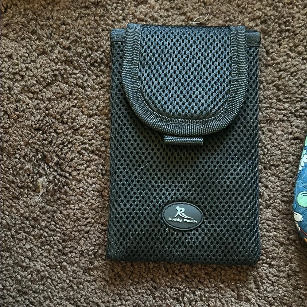 Black Mesh Phone Holder